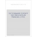 DICTIONNAIRE PORTATIF DES PREDICATEURS FRANCAIS. (1757).