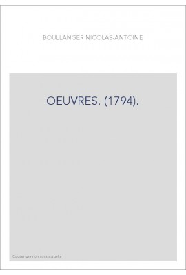 OEUVRES. (1794).