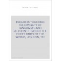 ENQUIRIES TOUCHING THE DIVERSITY OF LANGUAGES AND RELIGIONS THROUGH THE CHEIFE PARTS OF THE WORLD, LONDON, 161