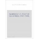 BULLETIN DES AMIS DE RIMBAUD NUMEROS 1-7. (TOUT CE QUI A PARU). (1931-1939).