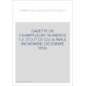 GAZETTE DE CHAMPFLEURY. NUMEROS 1-2. (TOUT CE QUI A PARU). (NOVEMBRE-DECEMBRE 1856).