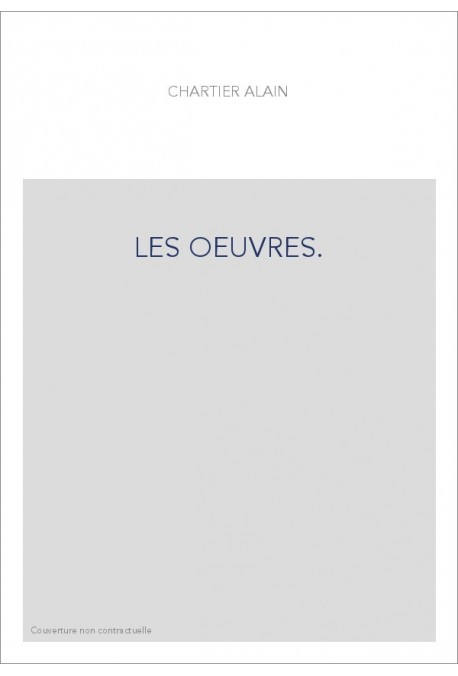 LES OEUVRES.