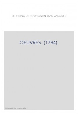 OEUVRES. (1784).