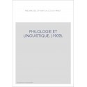 PHILOLOGIE ET LINGUISTIQUE. (1909).