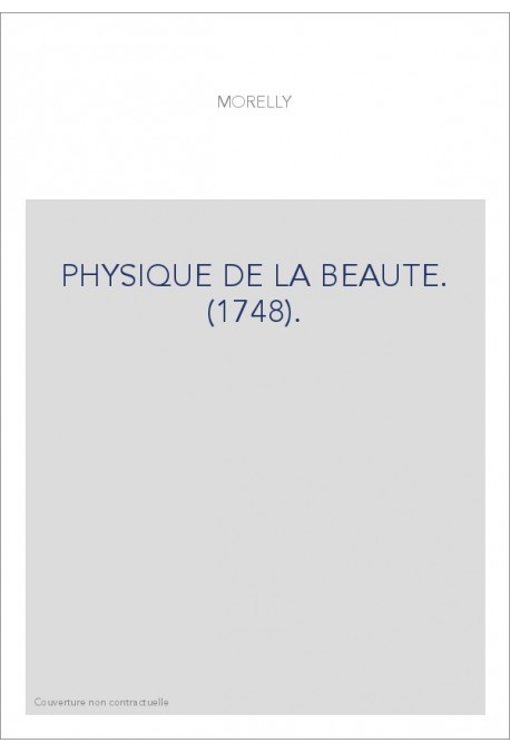 PHYSIQUE DE LA BEAUTE. (1748).