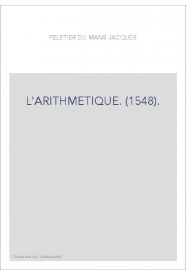 L'ARITHMETIQUE. (1548).