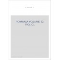 ROMANIA VOLUME 33 ( 1904 ) CL