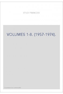 VOLUMES 1-8. (1957-1974).