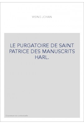 LE PURGATOIRE DE SAINT PATRICE DES MANUSCRITS HARL.