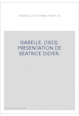 ISABELLE. (1833). PRESENTATION DE BEATRICE DIDIER.