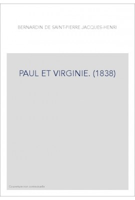 PAUL ET VIRGINIE. (1838)