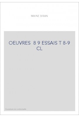 ESSAIS T 8-9 CL