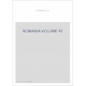 ROMANIA VOLUME 93