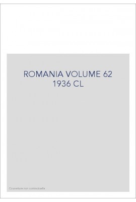 ROMANIA VOLUME 62 1936 CL
