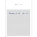REV.ECON.54(1976) CEP