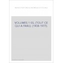 REVUE D'HISTOIRE ECONOMIQUE ET SOCIALE VOLUMES 1-55. (TOUT CE QUI A PARU). (1908-1977).