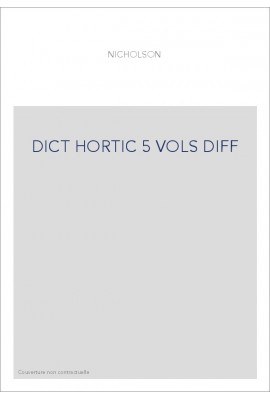 DICT HORTIC 5 VOLS DIFF