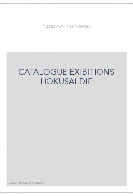 CATALOGUE EXIBITIONS HOKUSAI DIF