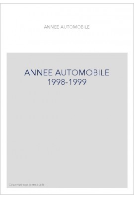 ANNEE AUTOMOBILE 1998-1999