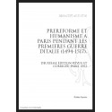 PREREFORME ET HUMANISME A PARIS PENDANT LES PREMIERES GUERRES D'ITALIE (1494-1517)
