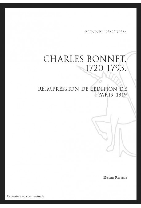 CHARLES BONNET 1720 1793