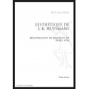 L'ESTHETIQUE DE JORIS KARL HUYSMANS