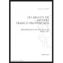 LES ARGOTS DE MÉTIERS FRANCO-PROCENÇAUX