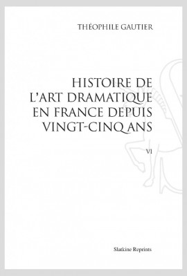 HISTOIRE DE L' ART DRAMATIQUE