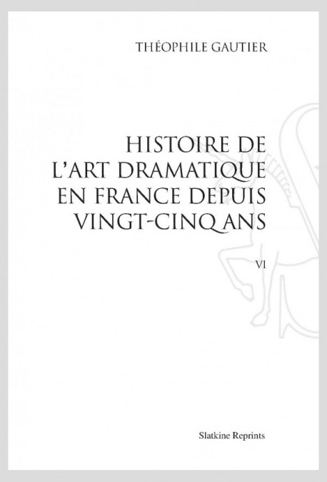 HISTOIRE DE L' ART DRAMATIQUE