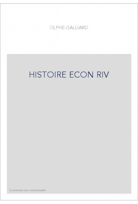 HISTOIRE ECON RIV