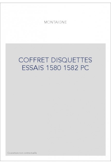COFFRET DISQUETTES ESSAIS 1580 1582 PC