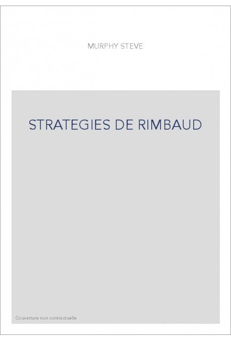STRATEGIES DE RIMBAUD