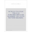 LA DIGNITE DE L'HOMME. ACTES DU COLLOQUE TENU A LA SORBONNE-PARIS IV EN NOVEMBRE 1992.