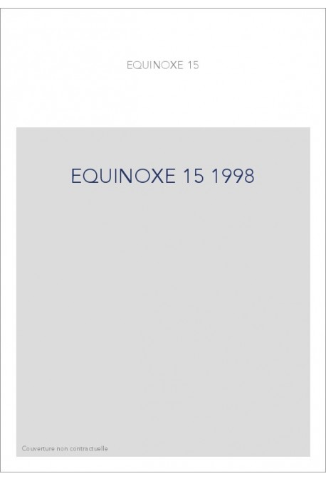 EQUINOXE 15 1998