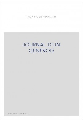 JOURNAL D'UN GENEVOIS