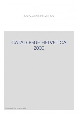 CATALOGUE HELVETICA 2000