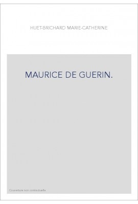 MAURICE DE GUERIN.