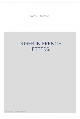 DURER IN FRENCH LETTERS.