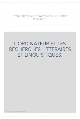 COMPUTERS IN LITERARY AND LINGUISTIC RESEARCH. VOLUME 2