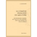 LA COMEDIE FRANCAISE DE 1680 À 1900