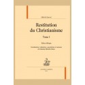 RESTITUTION DU CHRISTIANISME