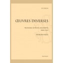 OEUVRES DIVERSES 2 VOL