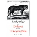 RECHERCHES SUR DIDEROT ET SUR L'ENCYCLOPÉDIE 51 - 2016