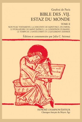 BIBLE DES .VIJ. ESTAZ DU MONDE. TOME II : NOUVEAU TESTAMENT, LA DESCENTE DE SAINT PAUL EN ENFER,