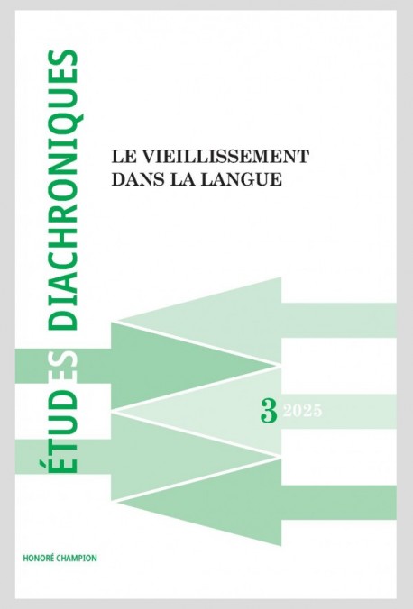 ÉTUDES DIACHRONIQUES N°3, 2025